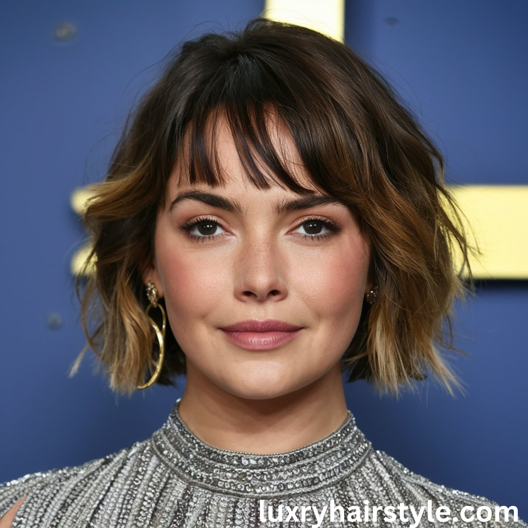 Super-Short Piece-y Bob with Bangs