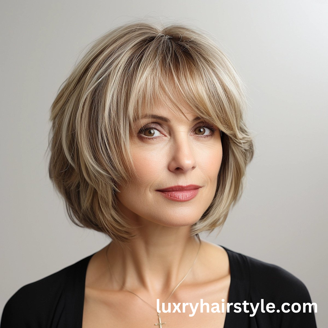 Layered, Sleek Bob