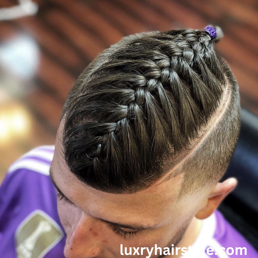 French braids hairstyle for Men