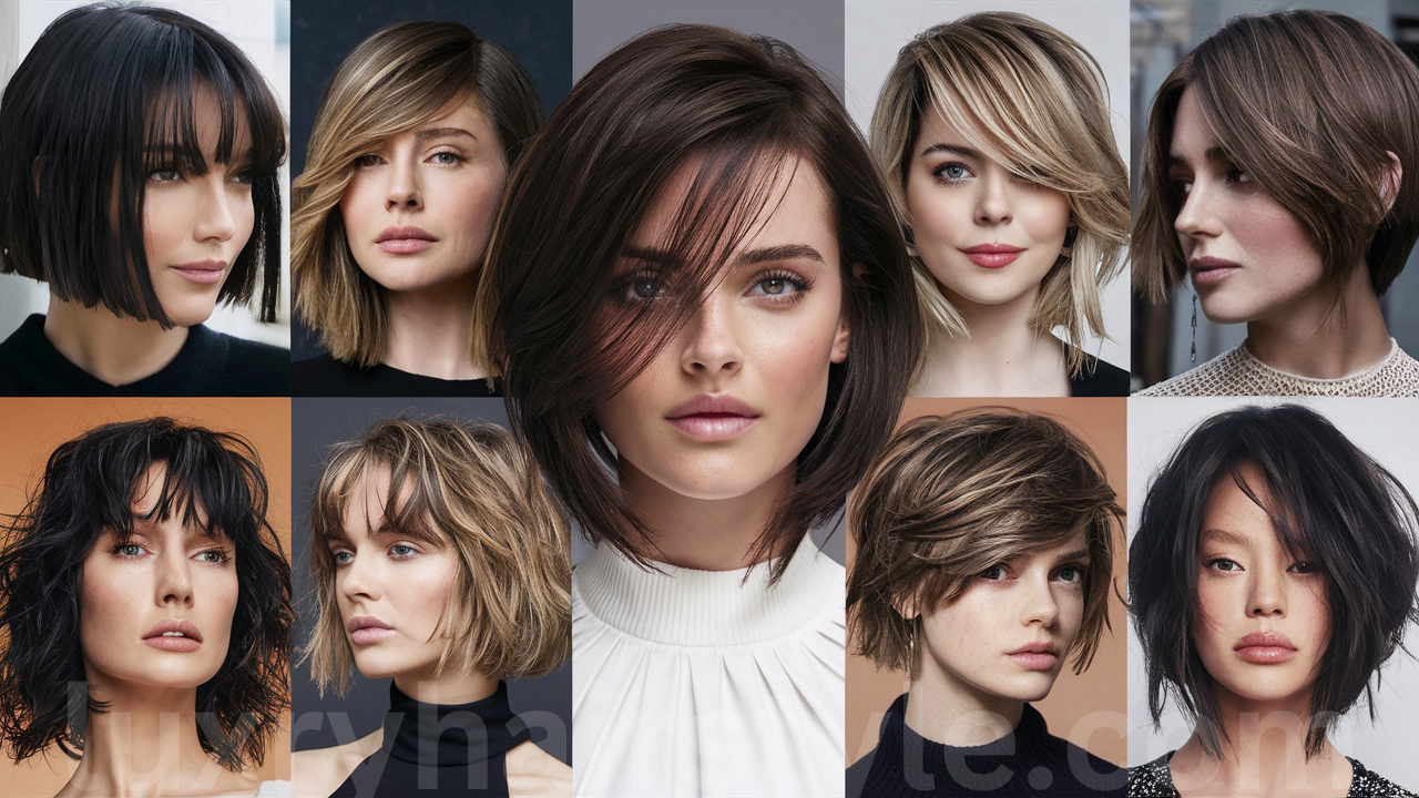 Layered Bob Hairstyles with Bangs