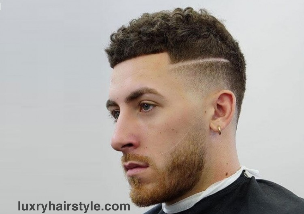 Curly Buzz Cut with Skin Fade