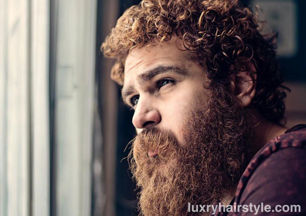 Defined Curls with Beard Combo