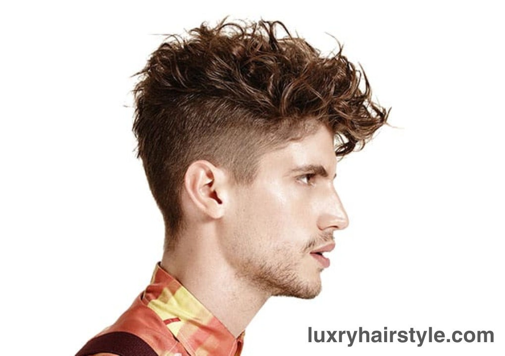 Curly Mohawk with Undercut