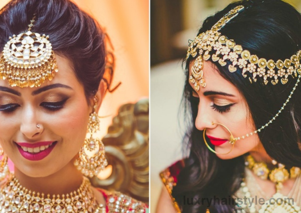 Bridal jewellery for hair